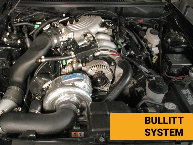 ATI ProCharger Stage II Intercooled System w/ P-1SC (2001 Ford Mustang Bullitt) - Click Image to Close