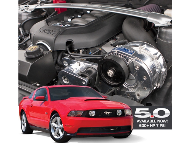 ATI ProCharger High Output Intercooled System w/ Factory Airbox & P-1SC-1 (Shared Drive) (2011-2014 Ford Mustang GT)