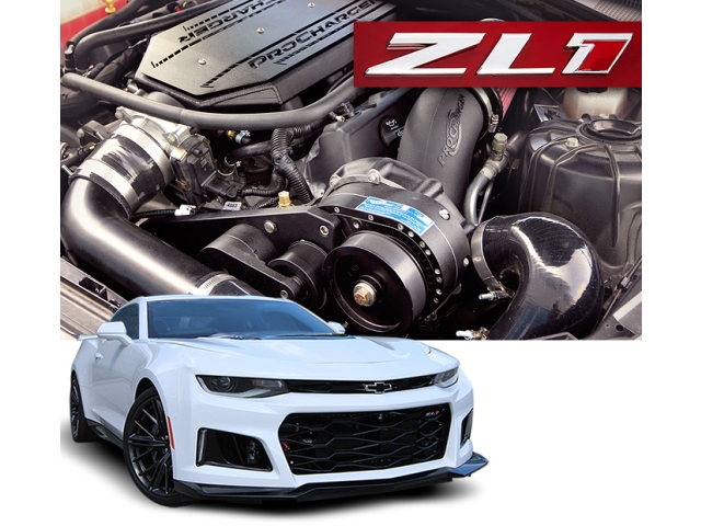 ATI ProCharger Stage II Intercooled Tuner Kit w/ D-1SC (2017-2021 Chevrolet Camaro ZL1) - Click Image to Close