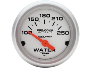 Auto Meter Ultra-Lite Air-Core Gauge Gauge, 2-1/16", Water