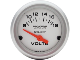 Auto Meter Ultra-Lite Air-Core Gauge Gauge, 2-1/16", Voltm - Click Image to Close