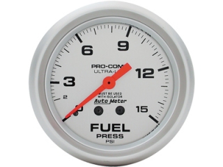 Auto Meter Ultra-Lite Mechanical Gauge, 2-5/8", Fuel Pressure w/