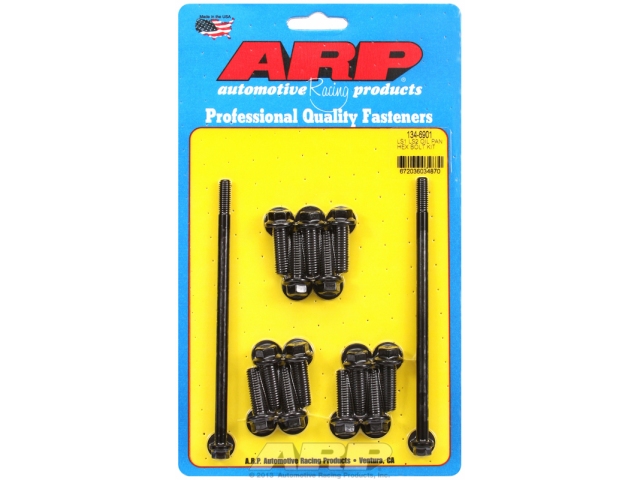 ARP Oil Pan Bolts [BLACK OXIDE | HEX] (GM LS) - Click Image to Close