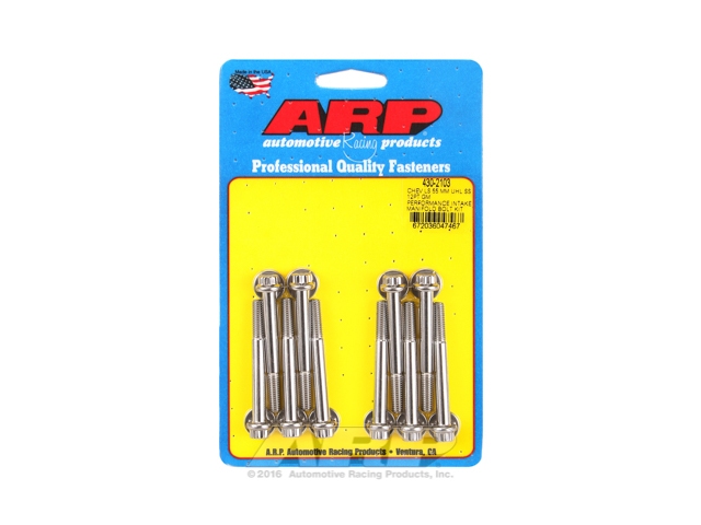 ARP Intake Manifold Bolt Kit [STAINLESS | 12-POINT] (GM LS) - Click Image to Close