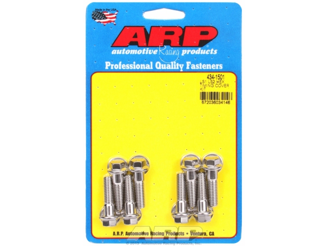 ARP Timing Cover Bolt Kit [STAINLESS | HEX] (GM LS) - Click Image to Close