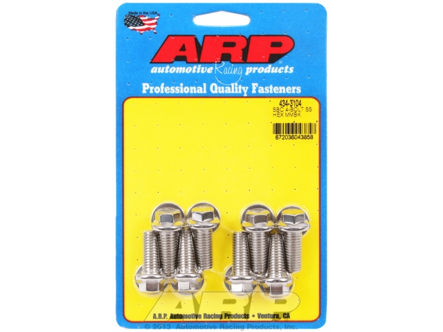 ARP Motor Mount Bolt Kit [STAINLESS 300 | HEX] (GM LS) - Click Image to Close