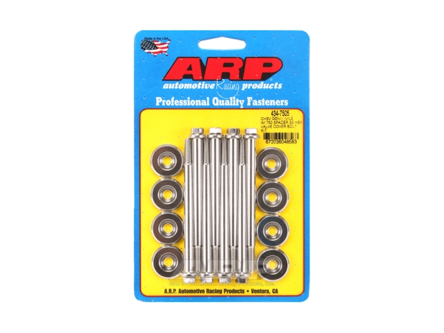 ARP Valve Cover Bolt Kit [Size M6 x 1.0 | BOLT UHL 90mm (3.543 in.) | Stainless | Hex] (GM LS) - Click Image to Close