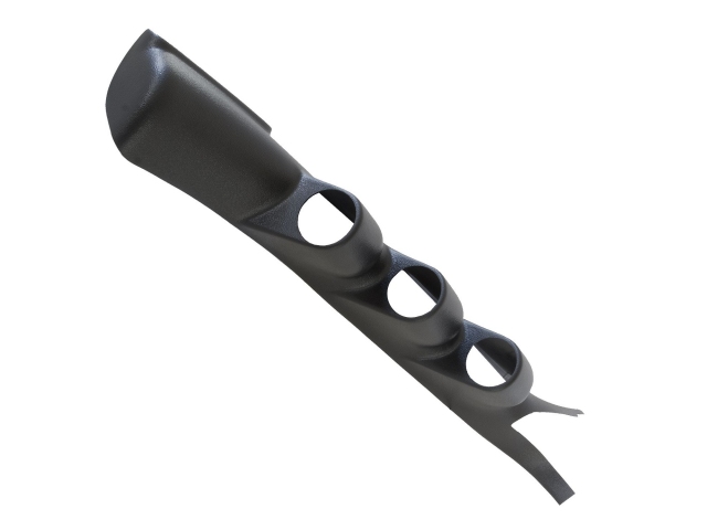 Auto Meter GAUGE WORKS A-Pillar [2-1/16" | TRIPLE] (2005-2009 Ford Mustang)