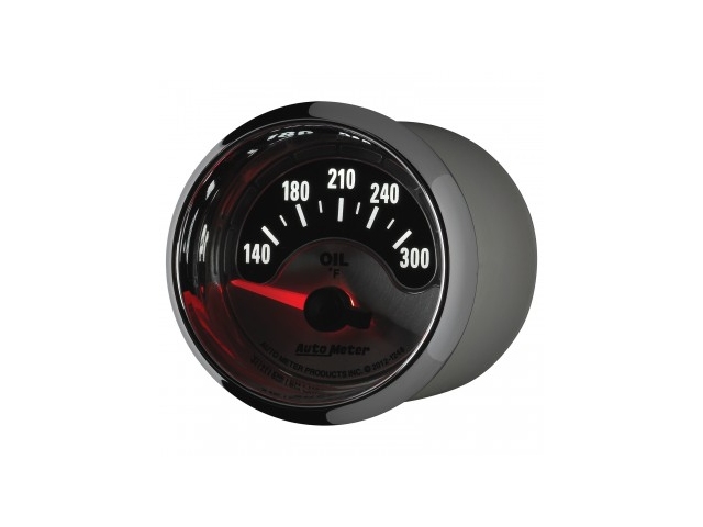 Auto Meter AMERICAN MUSCLE Air-Core Gauge, 2-1/16", Oil Temperature (140-300 F)