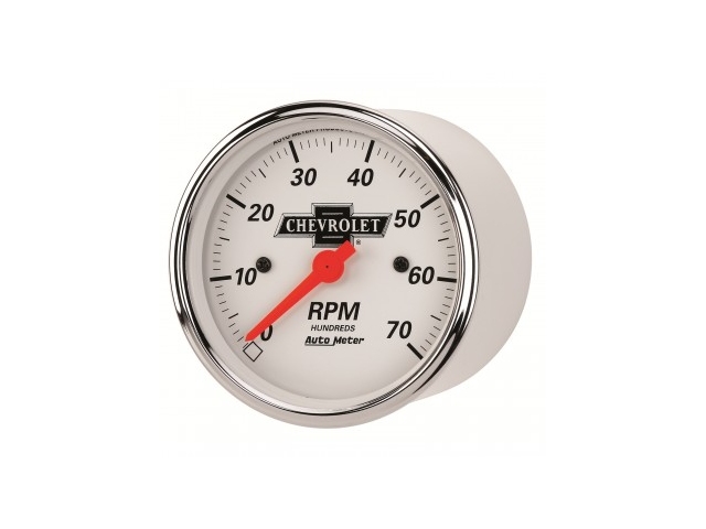 Auto Meter Chevrolet Vintage Air-Core Gauge, 3-1/8", In-Dash Tachometer (0-7000 RPM)