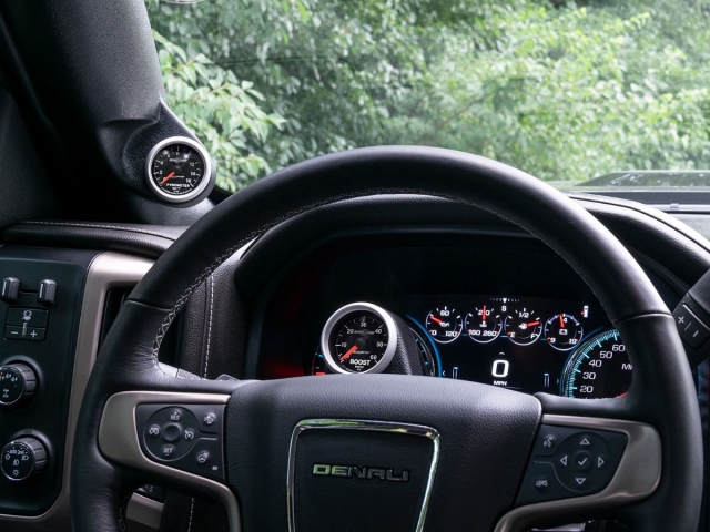 Auto Meter GAUGE WORKS Steering Column [2-1/16" | SINGLE] (2007-2014 Chevrolet Silverado & GMC Sierra HD)