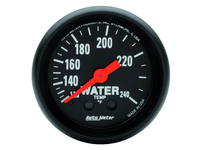Auto Meter Z SERIES Mechanical Gauge, 2-1/16", Water Temperature (120-240 F) - Click Image to Close
