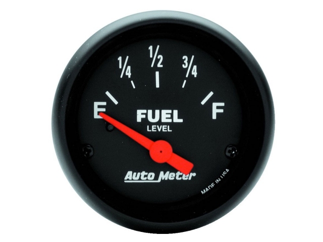 Auto Meter Z SERIES Air-Core Gauge, 2-1/16", Fuel Level (240-33 Ohms)