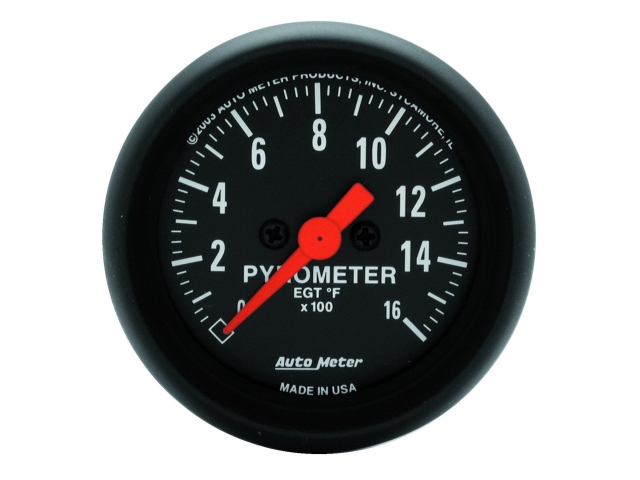 Auto Meter Z SERIES Digital Stepper Motor Gauge, 2-1/16", Pyrometer (0-1600 F)