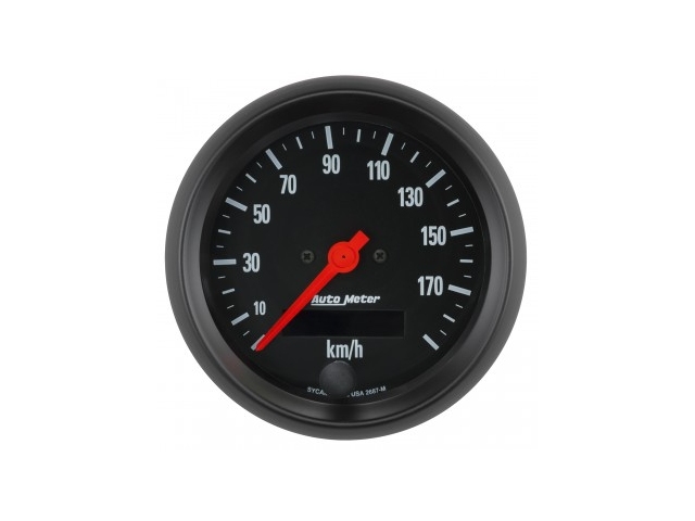 Auto Meter Z SERIES Air-Core Gauge, 3-3/8", Electric Speedometer (0-190 Km/H) - Click Image to Close