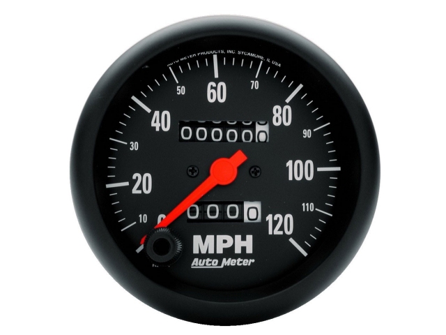 Auto Meter Z SERIES Mechanical Gauge, 3-3/8", Speedometer (0-120 MPH)