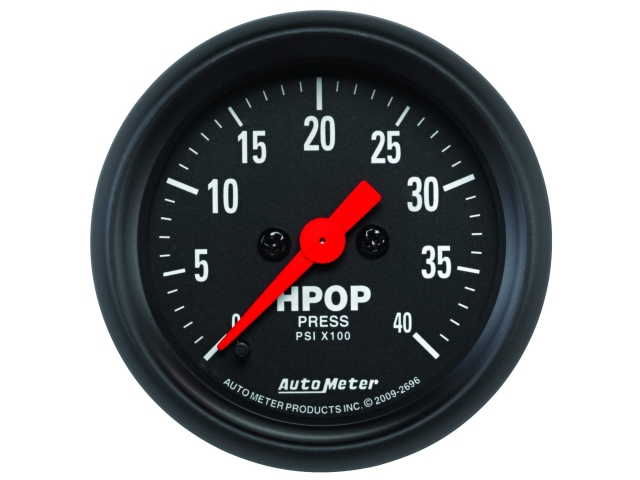 Auto Meter Z SERIES Digital Stepper Motor Gauge, 2-1/16", HPOP Pressure (0-4000 PSI)