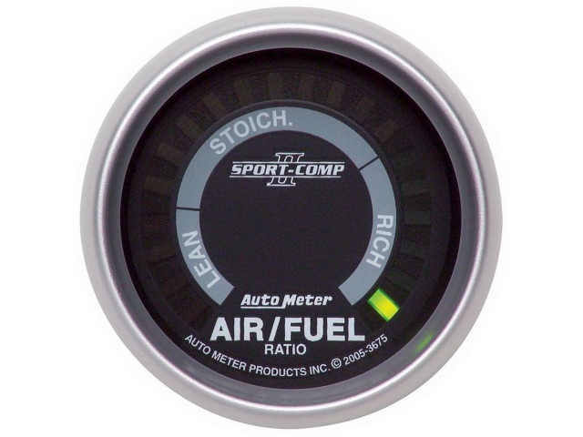 Auto Meter SPORT-COMP II Digital, 2-1/16", Air/Fuel Ratio Narrowband (Lean-Rich) - Click Image to Close