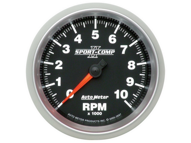 Auto Meter SPORT-COMP II In-Dash Tach & Speedo, 3-1/8", Tachometer (0-10000 RPM)