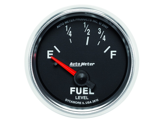 Auto Meter GS Air-Core Gauge, 2-1/16", Fuel Level FORD (73-10 Ohms) - Click Image to Close