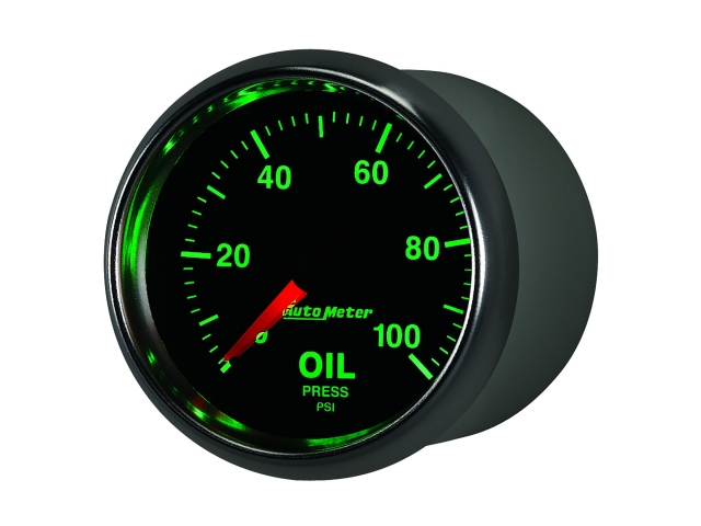 Auto Meter GS Mechanical, 2-1/16", Oil Pressure (0-100 PSI)