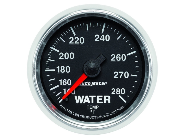 Auto Meter GS Mechanical, 2-1/16", Water Temperature (140-280 deg. F)