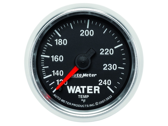 Auto Meter GS Mechanical, 2-1/16", Water Temperature (120-240 deg. F)
