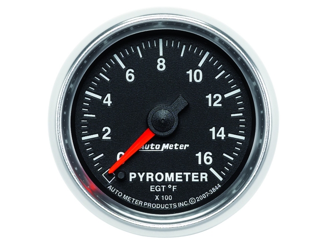 Auto Meter GS Digital Stepper Motor Gauge, 2-1/16", Pyrometer (0-1600 deg. F)