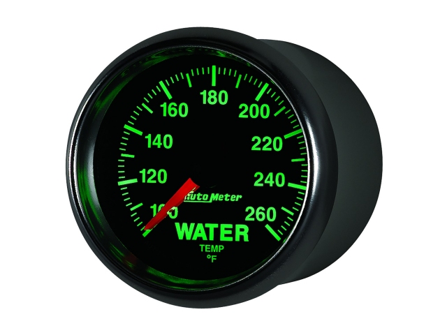 Auto Meter GS Digital Stepper Motor Gauge, 2-1/16", Water Temperature (100-260 deg. F) - Click Image to Close