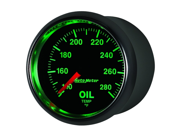 Auto Meter GS Digital Stepper Motor Gauge, 2-1/16", Oil Temperature (140-280 deg. F)