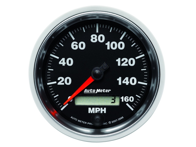 Auto Meter GS In-Dash Tach & Speedo, 3-3/8", Speedometer Electric Programmable (0-160 MPH)