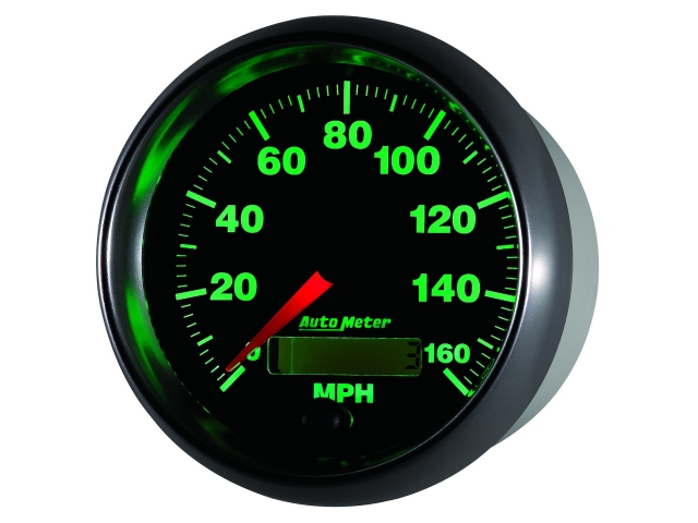 Auto Meter GS In-Dash Tach & Speedo, 3-3/8", Speedometer Electric Programmable (0-160 MPH) - Click Image to Close