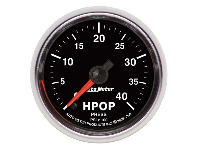 Auto Meter GS Digital Stepper Motor Gauge, 2-1/16", Diesel HPOP Pressure (0-4000 PSI) - Click Image to Close
