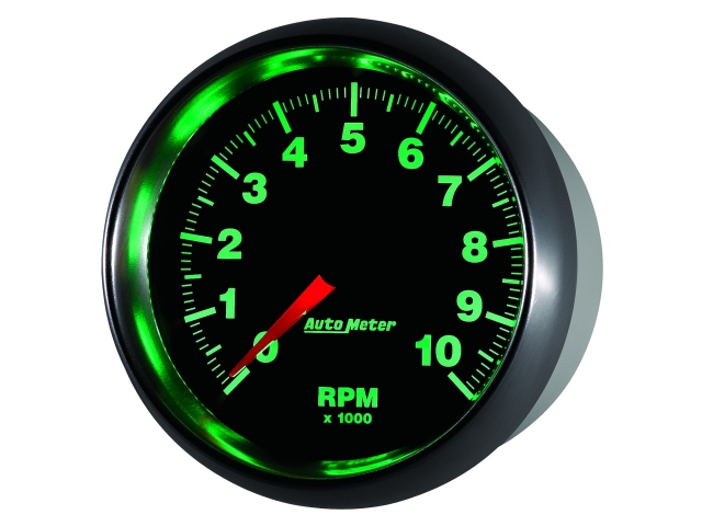 Auto Meter GS In-Dash Tach & Speedo, 3-3/8", Tachometer In-Dash (0-10000 RPM)