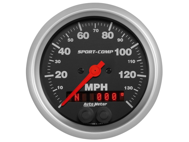 Auto Meter SPORT-COMP In-Dash Tach & Speedo, 3-3/8", Speedometer GPS (0-140 MPH)