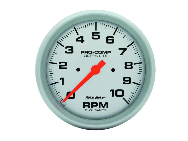 Auto Meter PRO-COMP ULTRA-LITE In-Dash Tach & Speedo, 5", Tachometer In-Dash (0-10000 RPM) - Click Image to Close