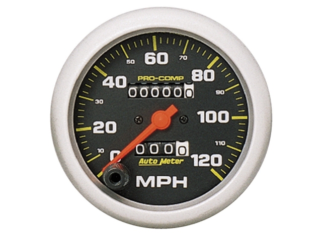 Auto Meter PRO-COMP In-Dash Tach & Speedo, 3-3/8", Speedometer (0-120 MPH)