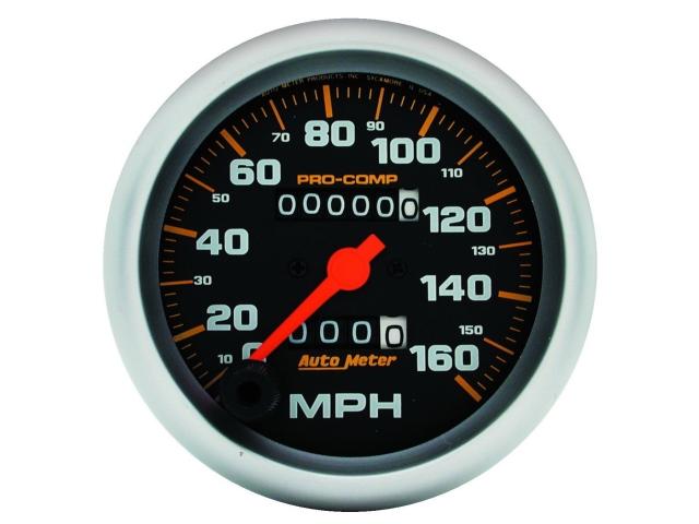 Auto Meter PRO-COMP In-Dash Tach & Speedo, 3-3/8", Speedometer (0-160 MPH)
