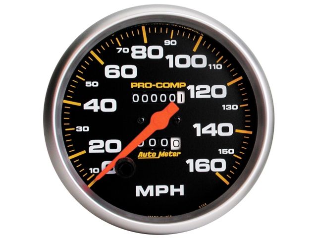 Auto Meter PRO-COMP In-Dash Tach & Speedo, 5", Speedometer (0-160 MPH)