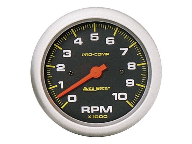 Auto Meter PRO-COMP In-Dash Tach & Speedo, 3-3/8", Tachometer In-Dash (0-10000 RPM)