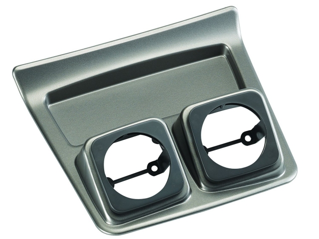 Auto Meter GAUGE WORKS Shifter Console [2-1/16" | DUAL] (2010-2015 Chevrolet Camaro)