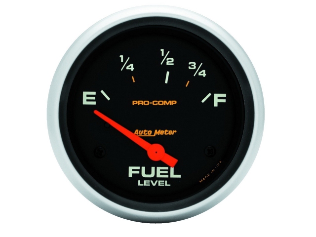 Auto Meter PRO-COMP Air-Core Gauge, 2-5/8", Fuel Level (73-10 Ohms)