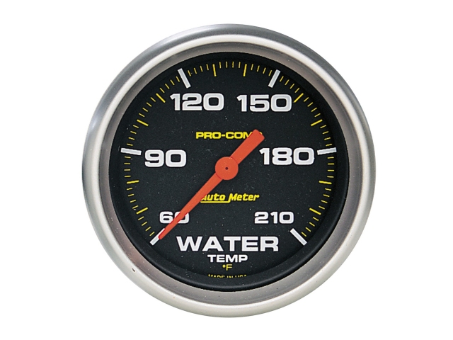 Auto Meter PRO-COMP Digital Stepper Motor Gauge, 2-5/8", Water Temperature (60-210 deg. F)
