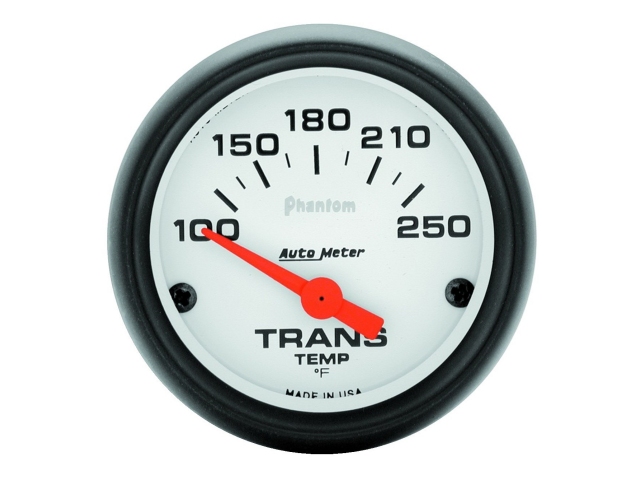 Auto Meter Phantom, Air-Core Gauge, 2-1/16", Transmission Temperature (100-205 deg. F)