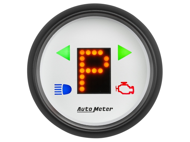 Auto Meter Phantom Digital, 2-1/16", PRNDL (P,R,N,D,L,OD,O,5,4,3,2,1)