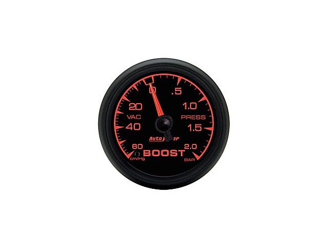 Auto Meter ES Mechanical, 2-1/16", Vacuum/Boost (60 cm.Hg-2.0 Bar)