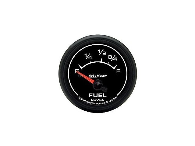 Auto Meter ES Air-Core Gauge, 2-1/16", Fuel Level FORD (73-10 Ohms) - Click Image to Close