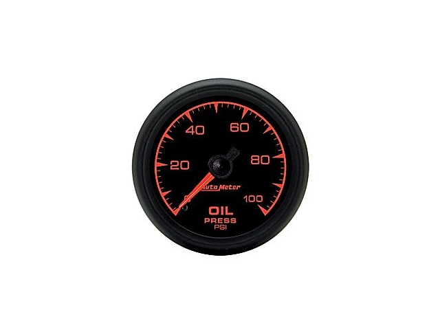Auto Meter ES Mechanical, 2-1/16", Oil Pressure (0-100 PSI)