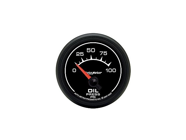Auto Meter ES Air-Core Gauge, 2-1/16", Oil Pressure (0-100 PSI) - Click Image to Close