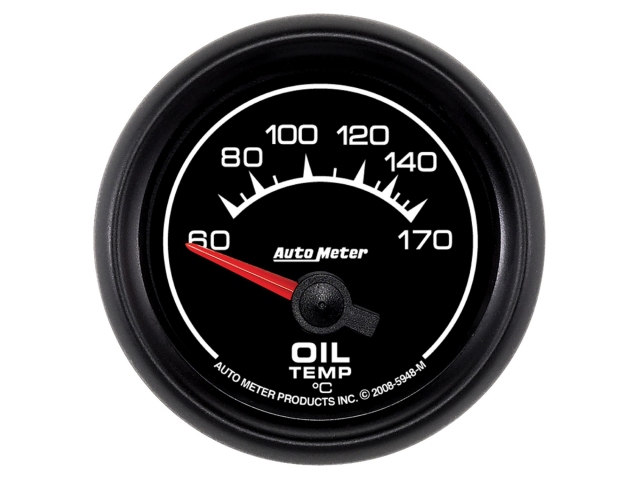 Auto Meter ES Air-Core Gauge, 2-1/16", Oil Temperature (60-170 deg. C)